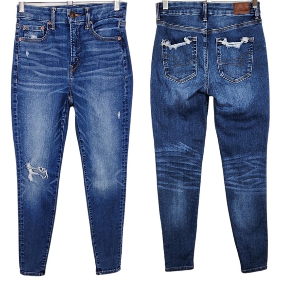 American eagle | Curvy hi rise premium next level stretch jeggings - Picture 1 of 9